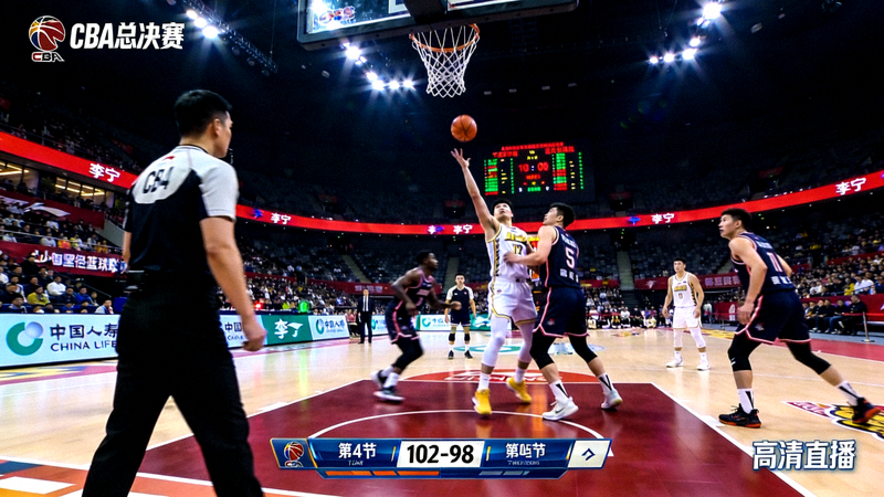 CBA中国男子篮球联赛总决赛高清直播画面