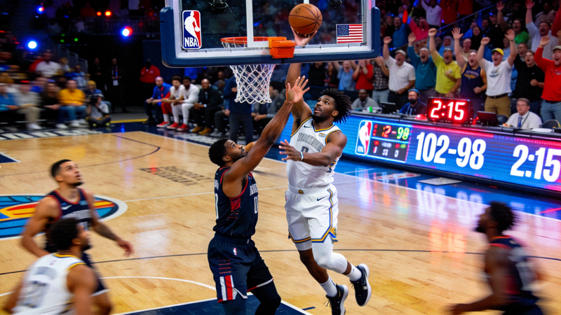 NBA篮球比赛现场高清直播画面展示